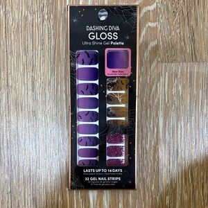 Dashing Diva Gloss Gel Nail Strips Halloween Theme Brand New in Box